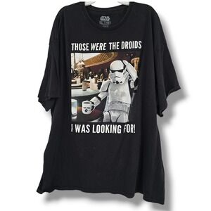 Star Wars Graphic T-Shirt Those Were‎ The Droids Short Sleeve 2XL